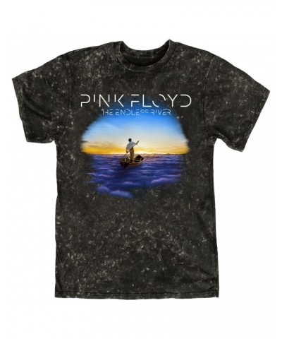 Pink Floyd T-shirt | The Endless River Album Image Mineral Wash Shirt $10.48 Shirts