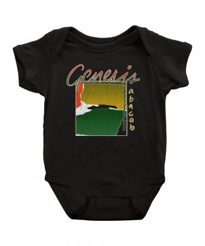 Genesis Baby Short Sleeve Bodysuit | Retro Abacab Album Distressed Bodysuit $6.58 Kids