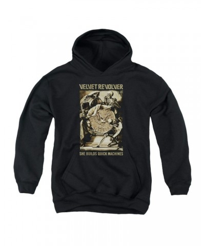 Velvet Revolver Youth Hoodie | QUICK MACHINES Pull-Over Sweatshirt $11.20 Sweatshirts