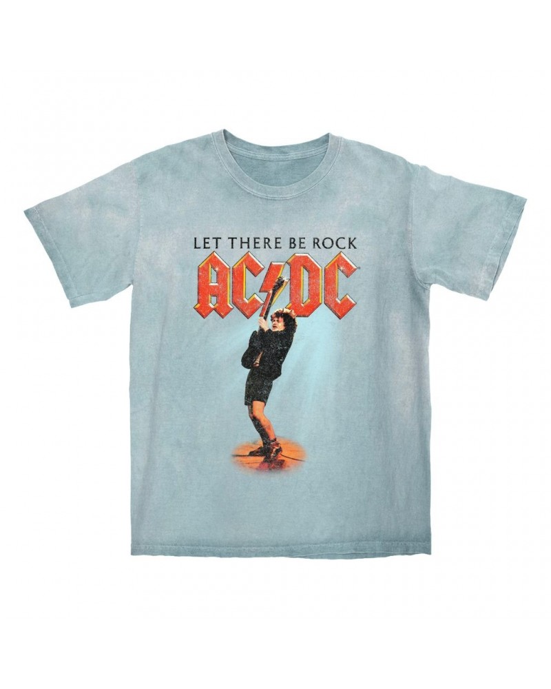 AC/DC T-shirt | Let There Be Rock Album Cover Design Color Blast Shirt $12.58 Shirts