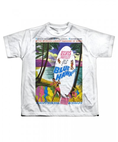 Elvis Presley Youth Shirt | BLUE HAWAII Sublimated Tee $6.30 Kids
