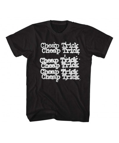 Cheap Trick T Shirt | Cheap Trick Logo Repeat T-Shirt $5.99 Shirts